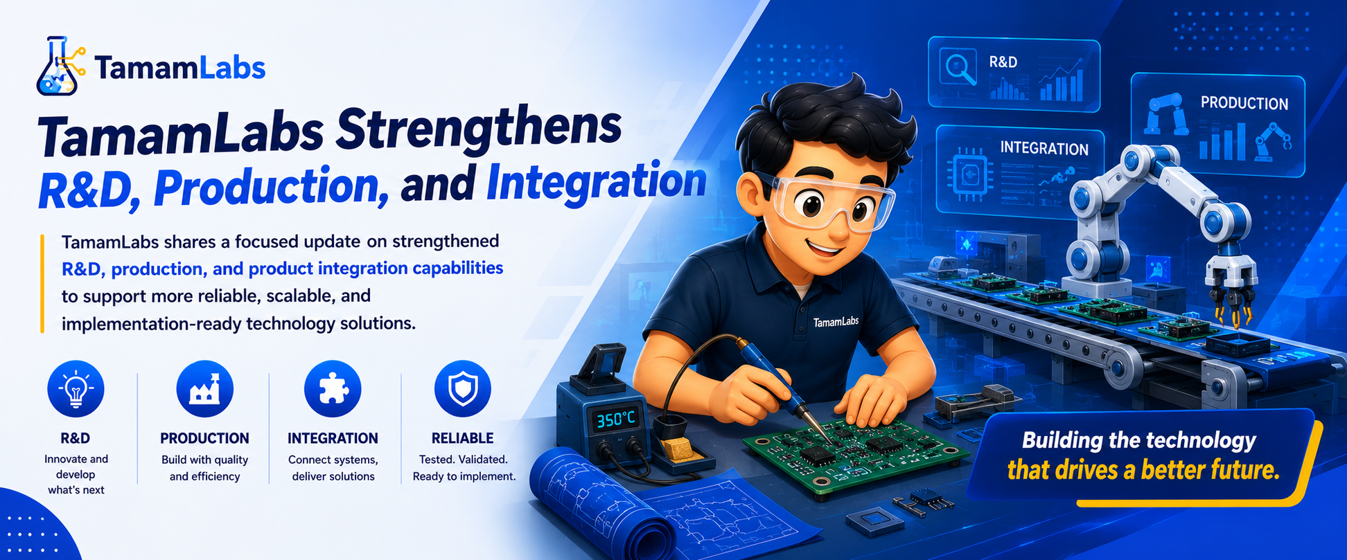 TamamLabs Perkuat R&D, Produksi, dan Integrasi